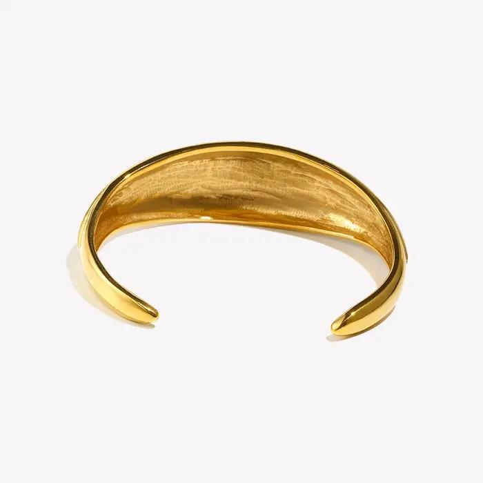 E.B.belle-Bracelet minimaliste en patchwork deux documents pour femme