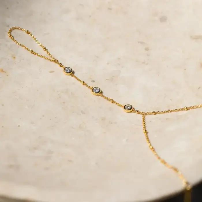 Bracelets en zircon pour femmes élégants et tendance bracelets chaînes et maillons pour femme occasions spéciales tracker d'humeur