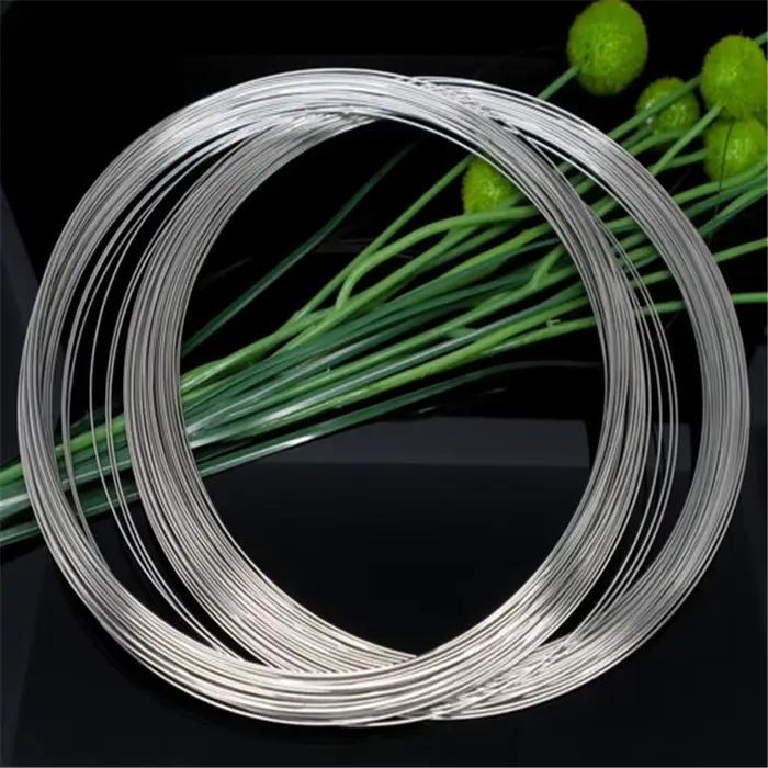 Doreen Box Memory Beading Steel Wire Gold Document, 100 Loops, DIY Necklace Bracelet Jewelry, Executive Dia, 140mm - 50mm