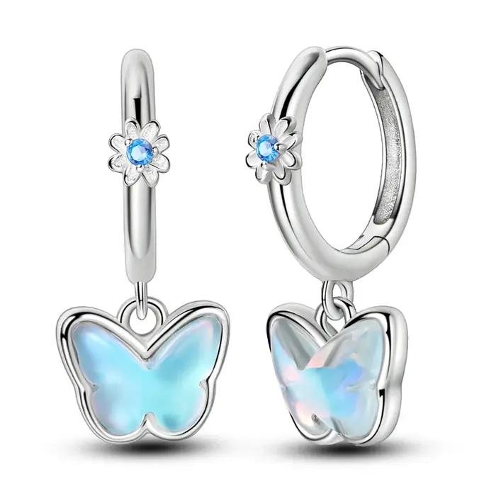 Boucles d'oreilles tortue de mer pour femmes, en argent Sterling 925, bijoux à la mode pour fête, mariage, cadeaux de fiançailles, été