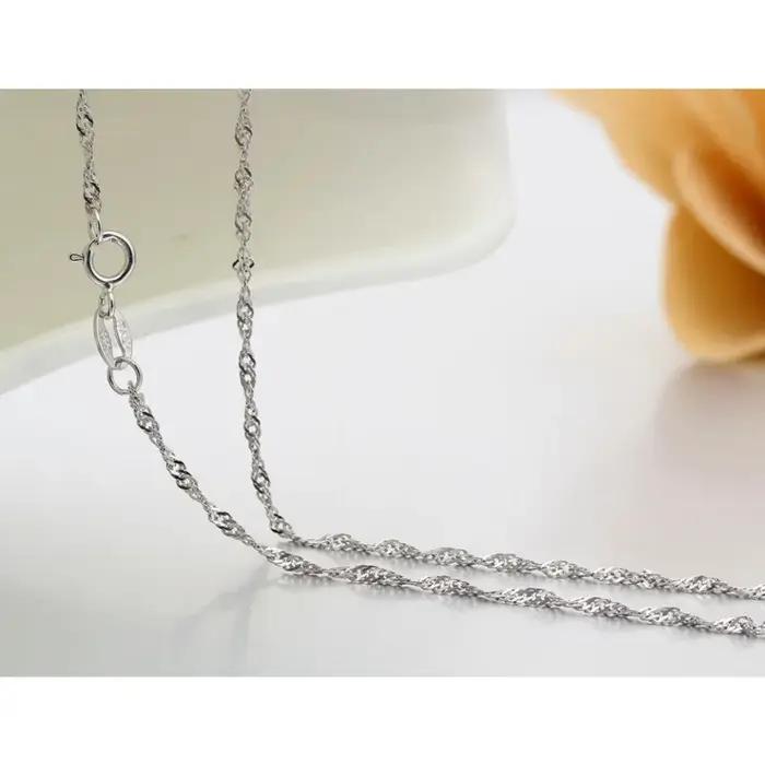 Kolye-Collier en argent regardé 925 pour femme