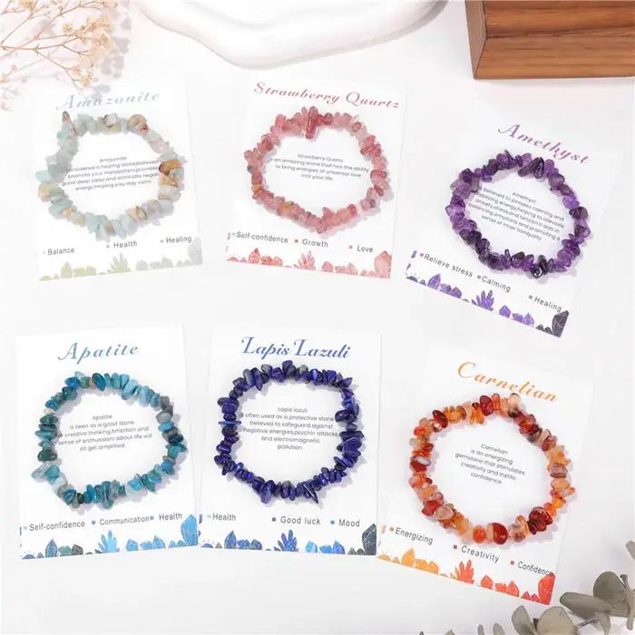 Bracelet artificiel astique en Pierre Naturelle pour Homme et Femme