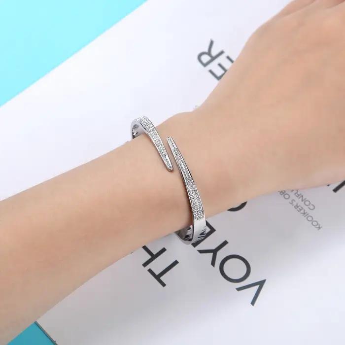 Bracelet classique de luxe en Zircon pour femmes