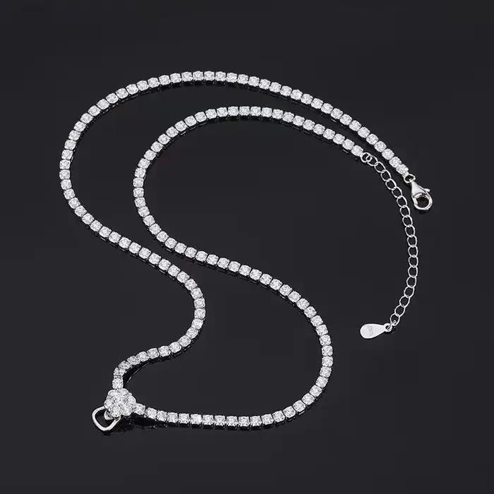 Simulation émeraude tourmaline plein diamant luxe princesse carré ouverture anneau pendentif boucles d'oreilles bracelet ensemble