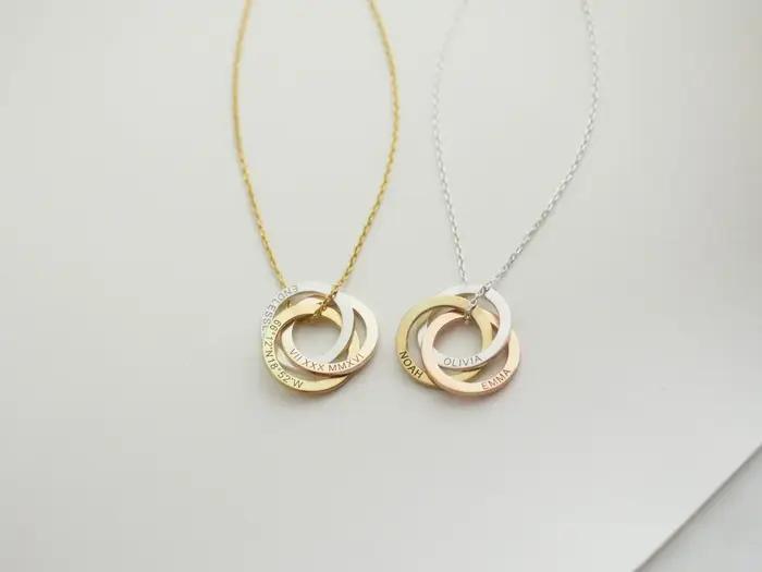 Collier à Maillons Personnalisés avec Nom de l'Enfant