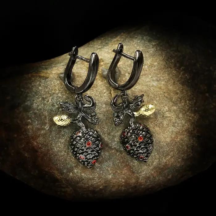 Boucles d'oreilles en argent 925