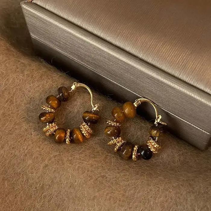 Boucles d'oreilles Vintage en forme de U pour femmes