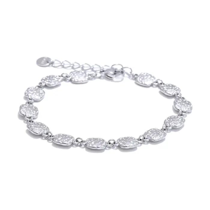 Bracelet Bracelet de mode en acier inoxydable en forme de coeur élégant Design Unique bijoux à la mode cadeau