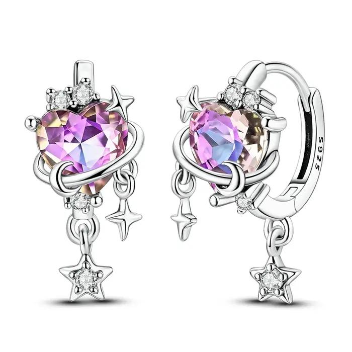 Boucles d'oreilles en argent Sterling 925 pour femmes