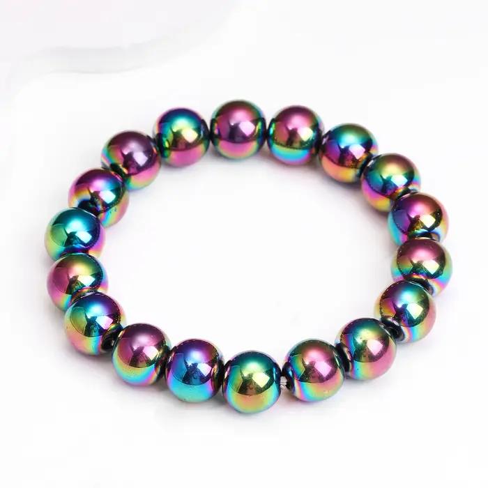 Bracelet en pierre d'énergie hématite