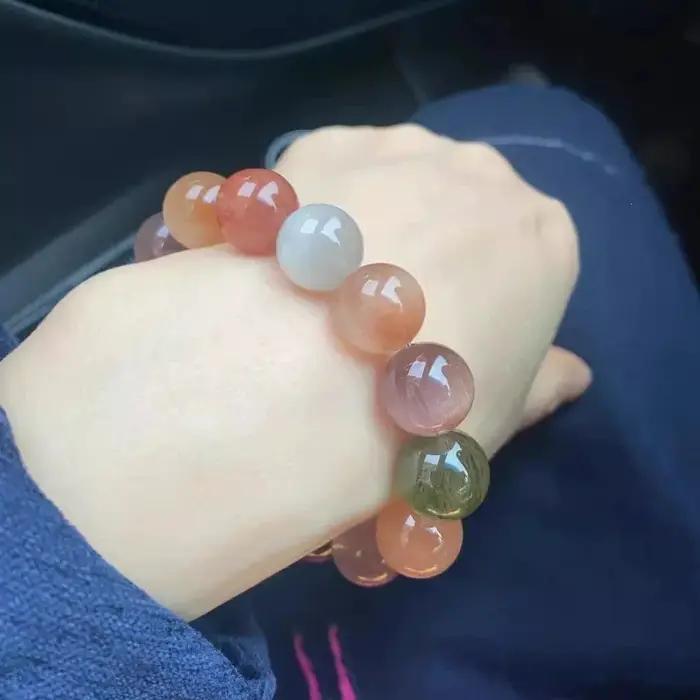 Bracelet en agate naturelle pour femmes, nouvelle collection 2026, bracelet multi-pierres de qualité