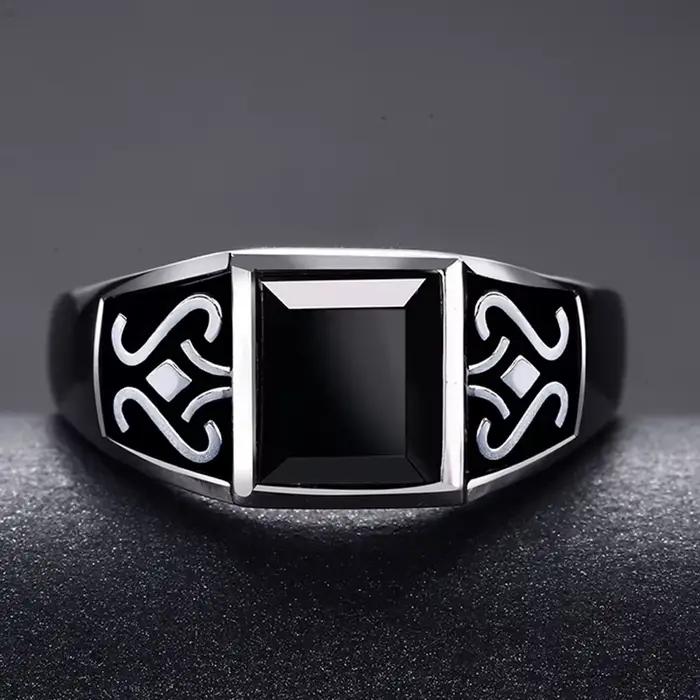 Nouvelle bague vintage en argent 925 pour homme et femme, bijoux simples en argent sterling, cadeau