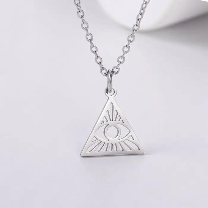 Collier pendentif oeil de dieu pour femmes et hommes