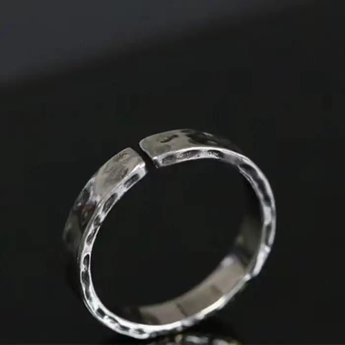Bague en argent regardé 925 pour homme