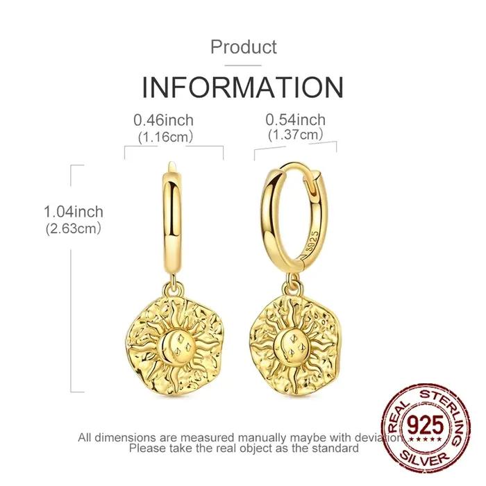 Boucles d'oreilles en argent Sterling 925 argenté pour femmes