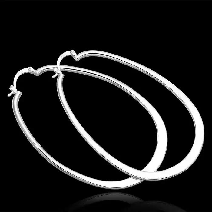 Boucles d'oreilles à breloques en argent Sterling 925