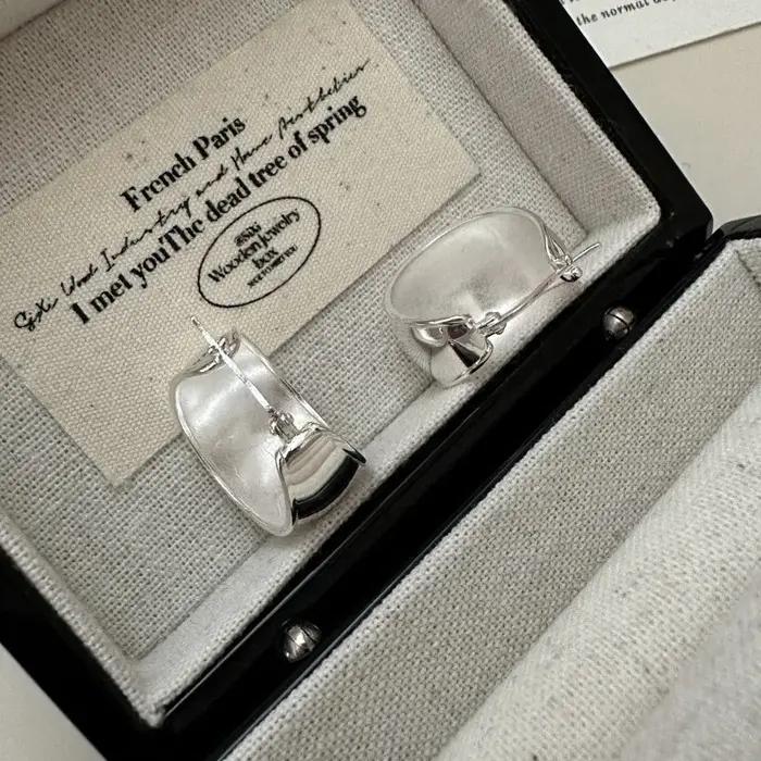 BF CLUB – boucles d'oreilles en argent Sterling 925 pour femmes