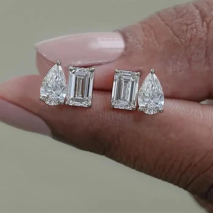 Rrjzz Boucles d'oreilles clous pour femme