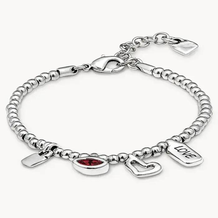 Bracelet en œil de cheval rouge naturel et modernes pour femmes occasions spéciales cadeau d'anniv_style_plante_nature_feminin_sophistication