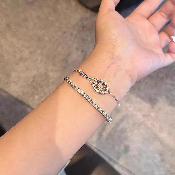 Parure de bijoux créative incrustée de diamants jaunes étincelants