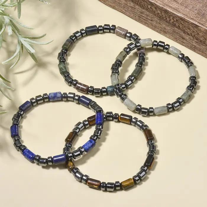 Bracelet décontracté en pierre naturelle