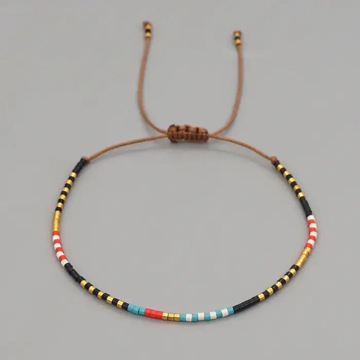 Go2Boho Miyuki Bracelets de perles Simple mince Bracelet bohème Pulsera Style natif bijoux brassard pour femmes