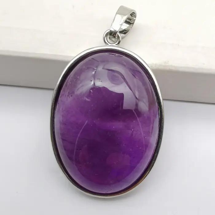 Pendentif en pierres précieuses rhodonite œil de tigre cristal opale obsidienne labradorite sodalite lapis lazuli aventurine verte pour femme occasions spéciales