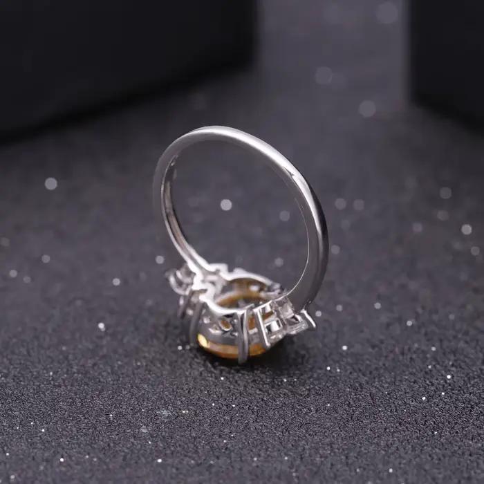 Bague classique ovale de BALLET en Citrine naturelle pour femme