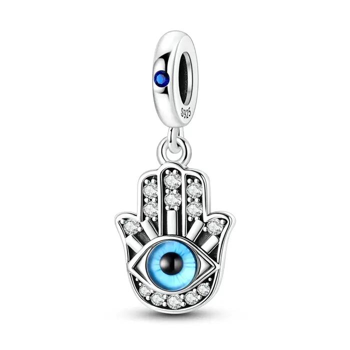 Breloques main de Fatima en argent Sterling 925
