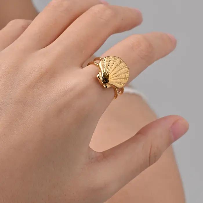 Bague Coquillage Océanique