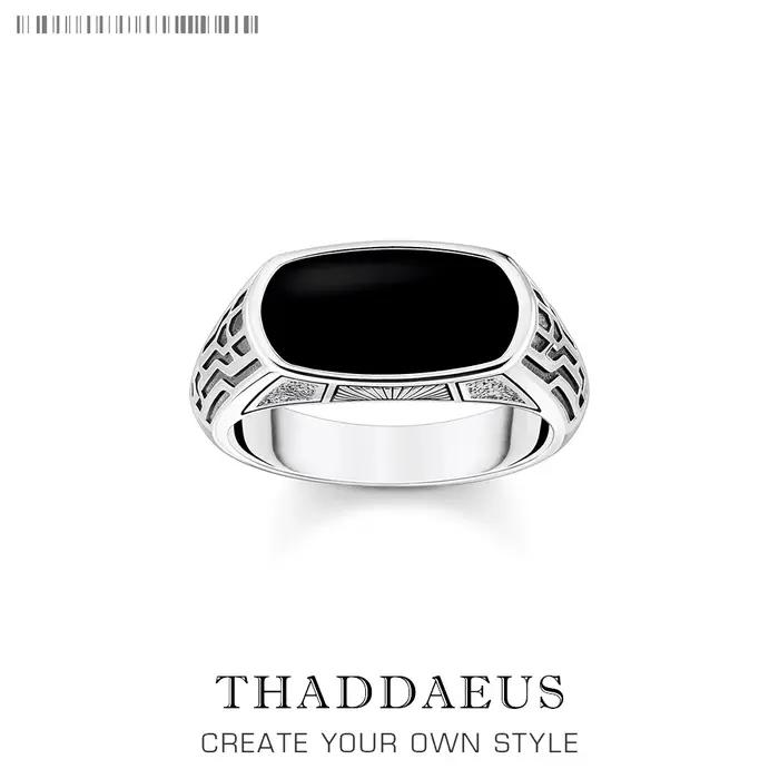 Bague signet de forme ovale en Onyx, Style européen, bijoux fins romantiques pour femmes, nouveau ca