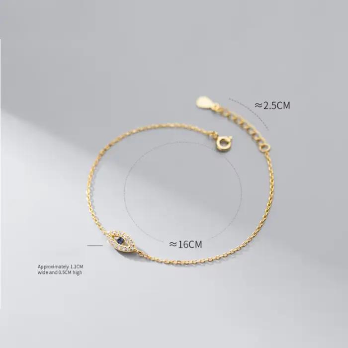 Bracelet en argent sterling 925 serti de zirconium blanc élégant à offrir pour femmes occasions festives et romantiques