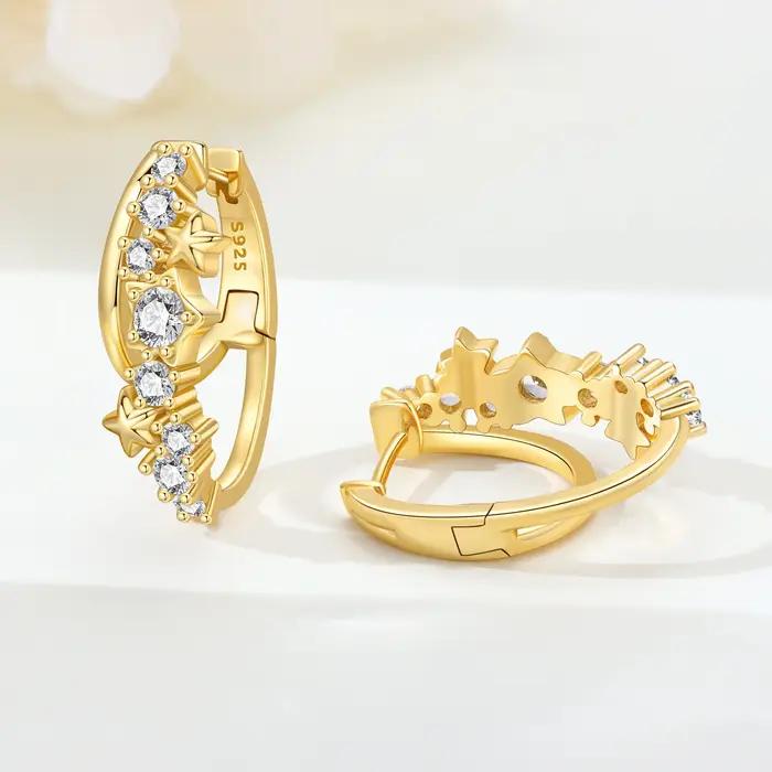 Boucles d'oreilles Orstarry S925 en argent sterling