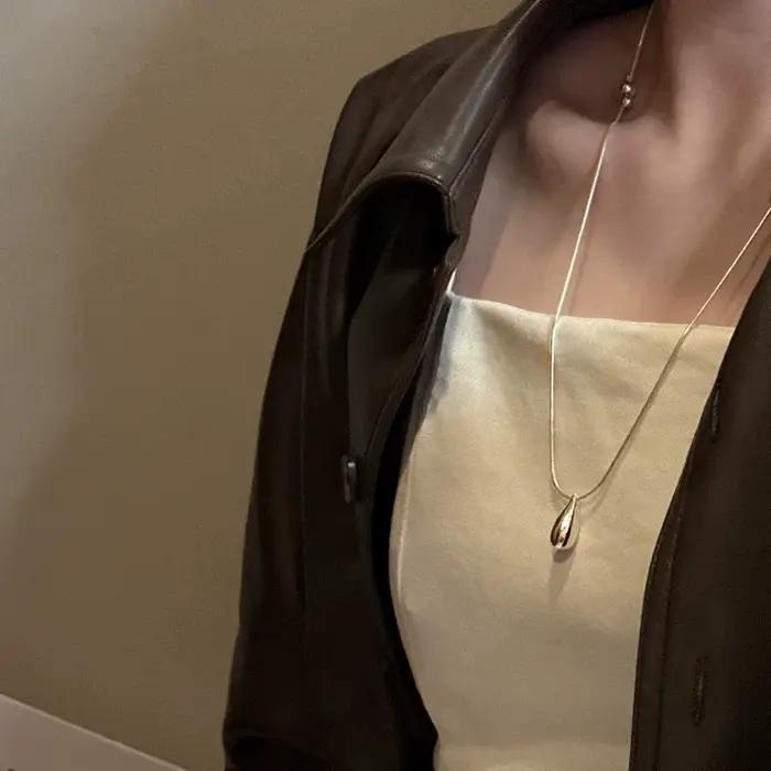 Collier de luxe en argent Sterling 925 pour femmes