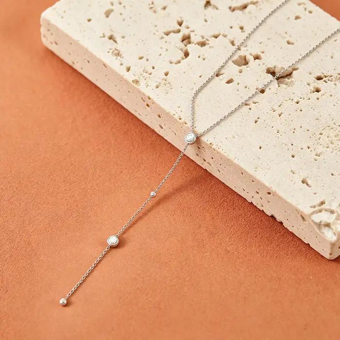Lokaer – collier élégant en forme de Y pour femmes