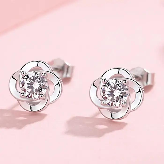 Boucles d'oreilles en argent Sterling 925 pour femmes
