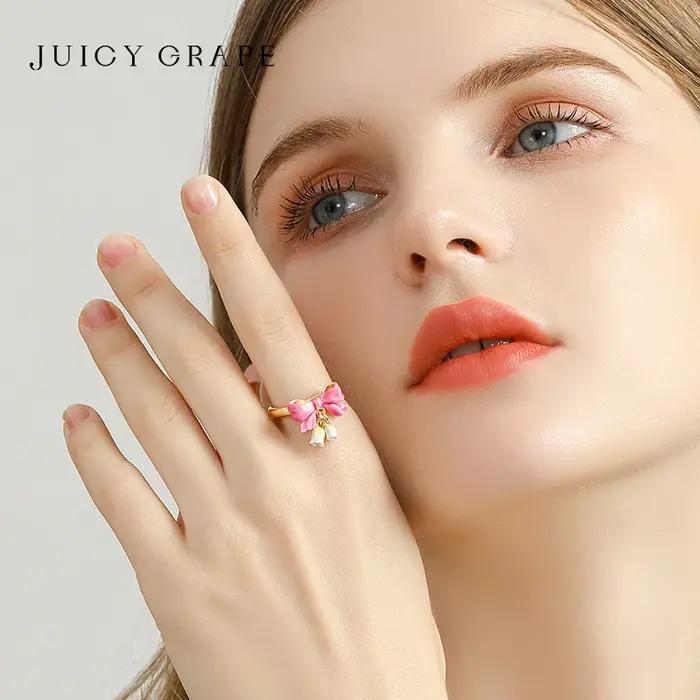 JUICY GRAPE-Bague à Nministériels d Rose pour Femme
