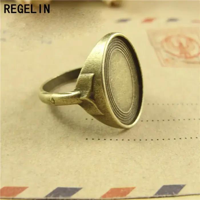 Bagues en bronze antique de style vintage grandes tailles intérieures adaptées à la fabrication de bijoux pour femmes occasions spéciales