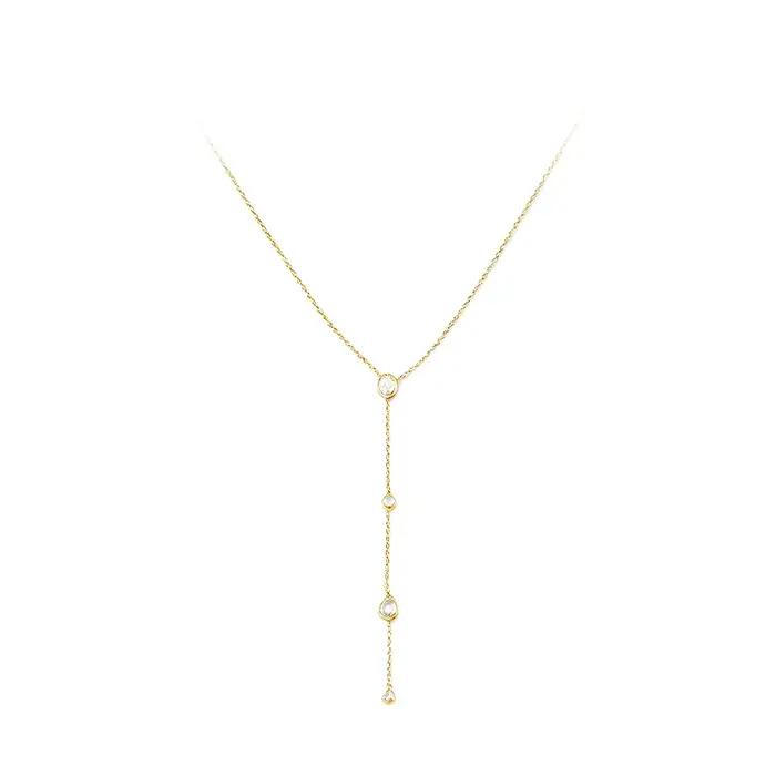 Lokaer – collier élégant en forme de Y pour femmes