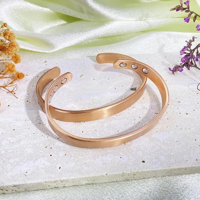 Bracelet magnétique en cuivre pur pour femmes et hommes