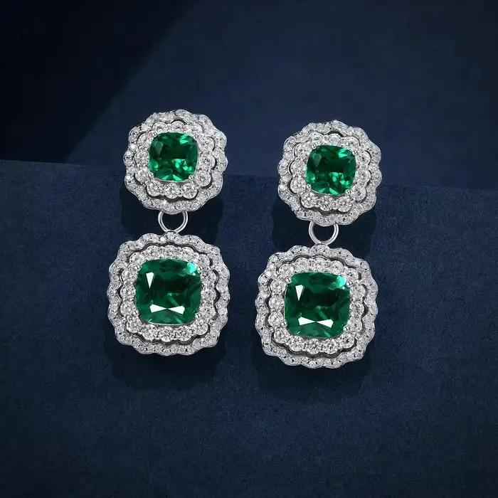 Fine Jewelry – boucles d'oreilles de luxe en argent Sterling 925 véritable