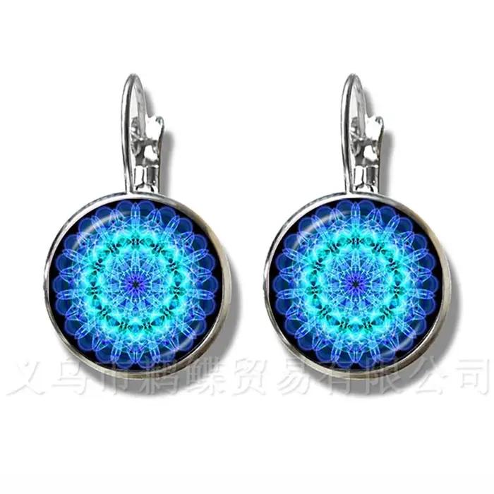 Boucles d'oreilles de Yoga au henné indien classique