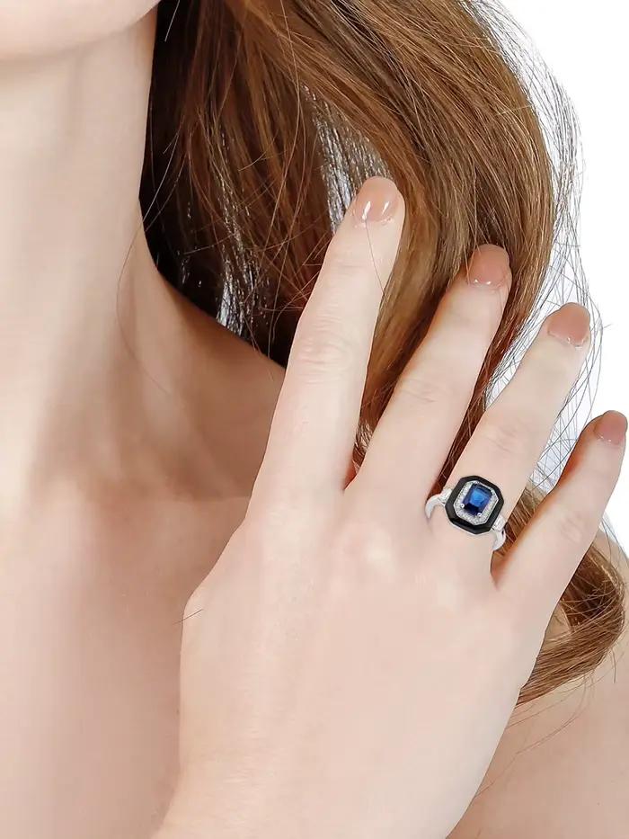 Laia – bague en argent Sterling 925 pour homme et femme
