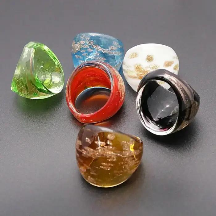 Sands Mur-Bague en verre Speckle Way pour femme