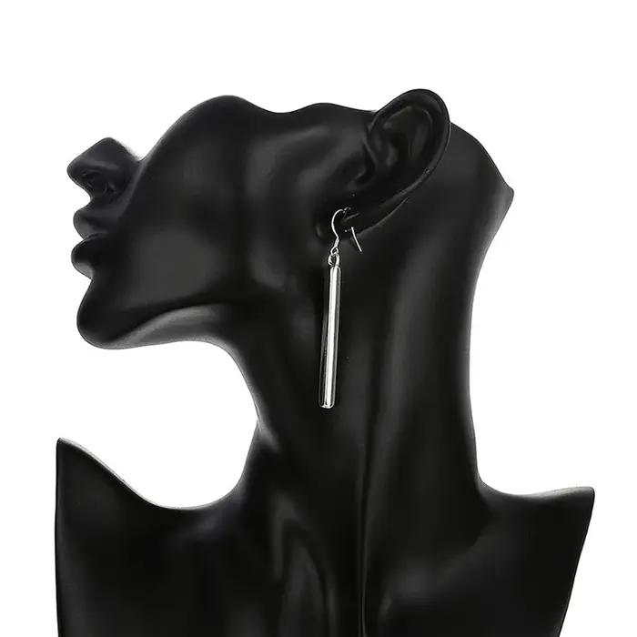 Boucles d'oreilles tendance en argent sterling 925 de haute qualité