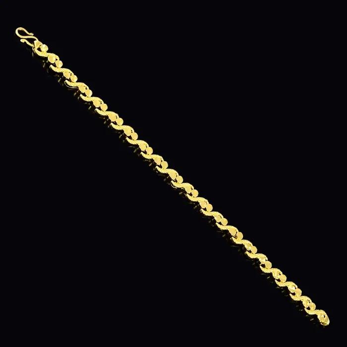 Bracelet en or plaqué fleur de voiture pour femmes mariage bal anniversaire cadeau occasionnels élégance