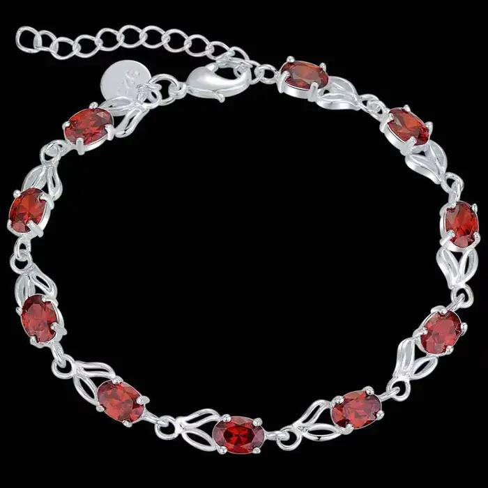 Bracelet en argent Sterling 925 pour femmes bijou de fête de fiançailles et mariage élégant avec certificat de garantie pour occasions spéciales