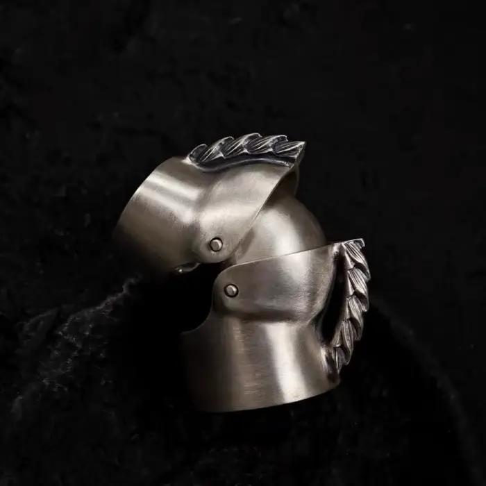 Bague du 10e anniversaire Decoration World, anneaux articulés Lotus Rouge