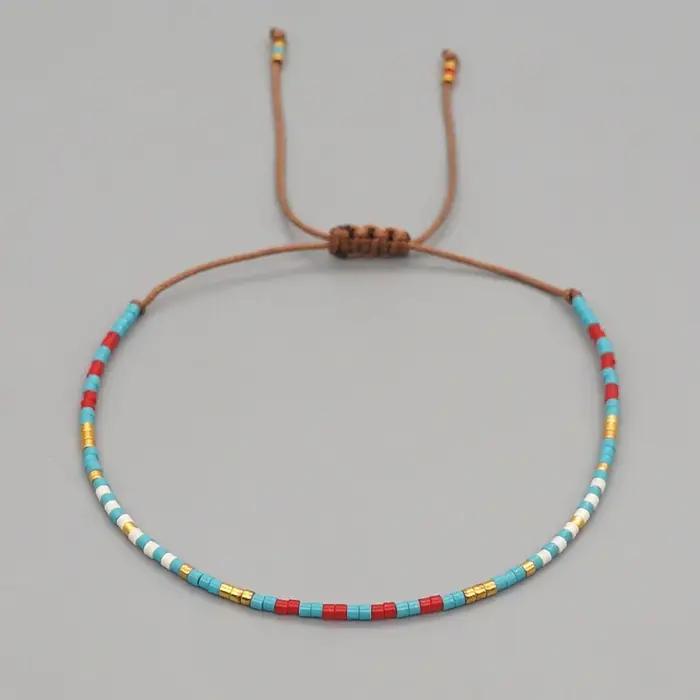 Go2Boho Miyuki Bracelets de perles Simple mince Bracelet bohème Pulsera Style natif bijoux brassard pour femmes