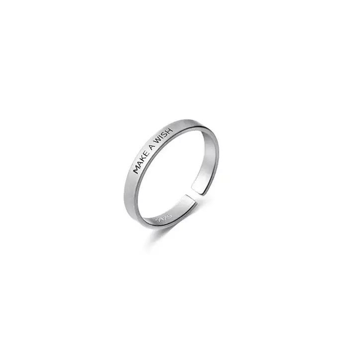 Bagues réglables en argent Sterling 925 pour femmes